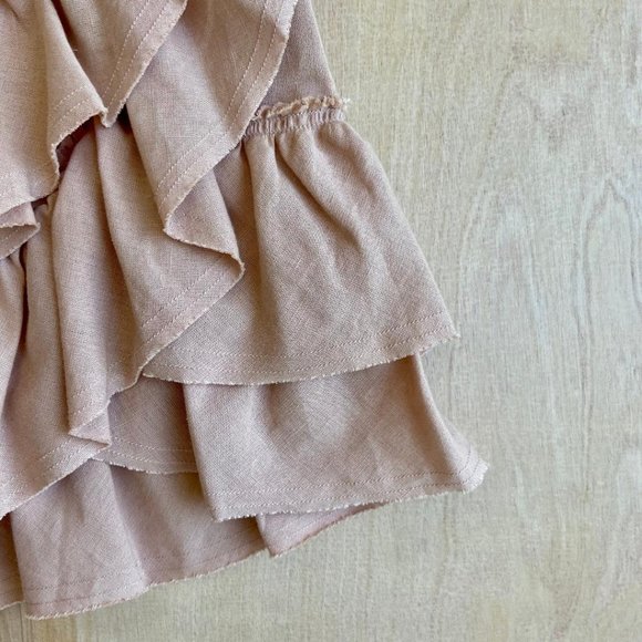 💃🏼5x HP!💃🏼 NWT IRO Musk Linen Ruffle Skirt - Picture 11 of 11